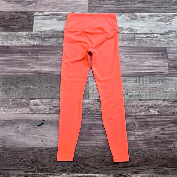 All In Motion NWOT Brushed Sculpt High Rise Workout Leggings Small Neon Orange - Picture 2 of 11